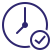 icons8 clock checked 50